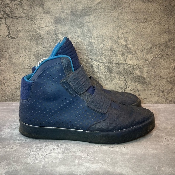 Nike Flystepper 2k3 High Top Sneakers Mens sz 10.5 - navy - Picture 1 of 8